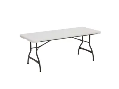 Kids 6ft Rectangular White Table in Douglasville