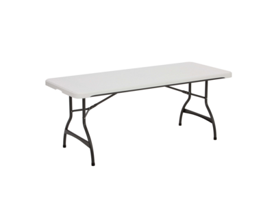 Kids 6ft Rectangular White Table