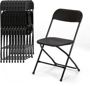 Adult black chairs