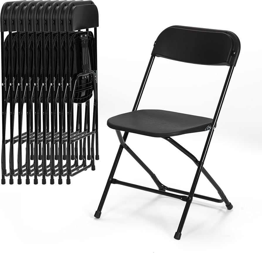 Adult black chairs
