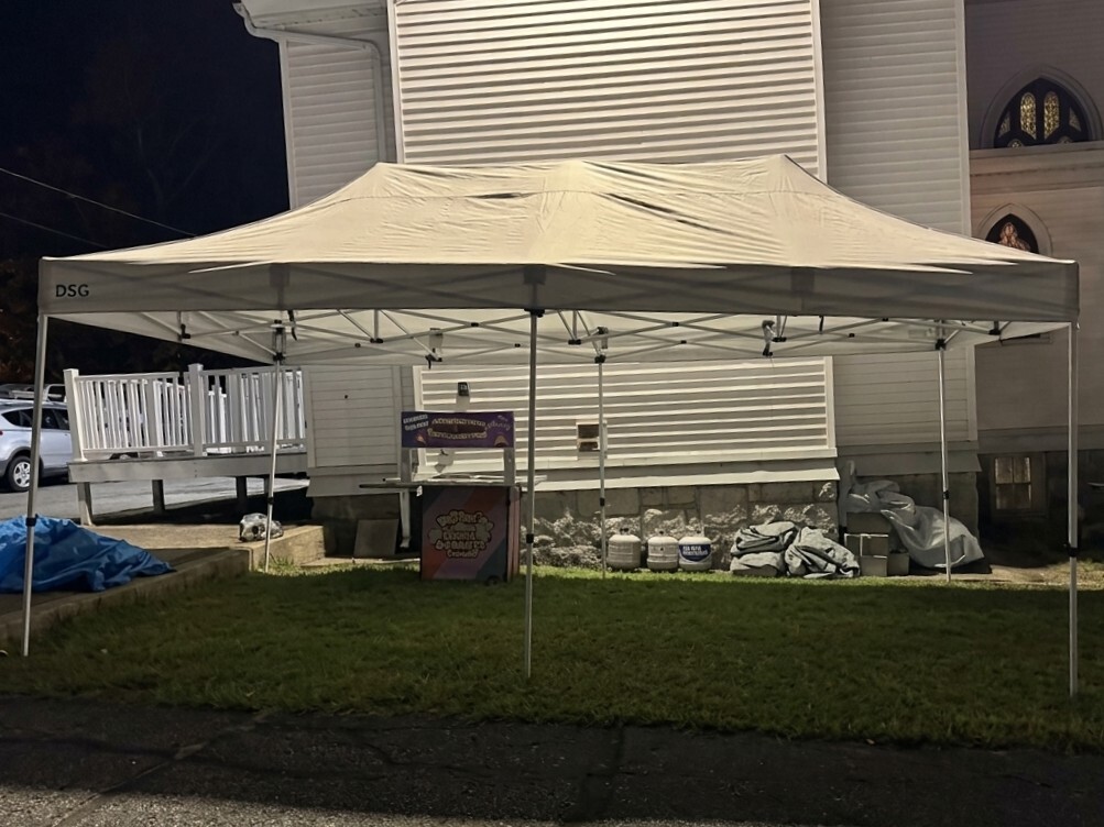 10 x 20 Pop Up Tent in Upton