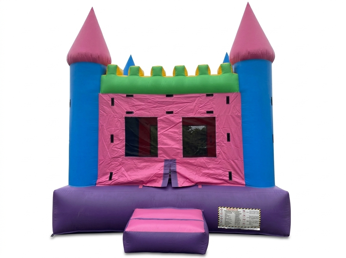 13'x13' Pink & Purple Bounce House in Riverside