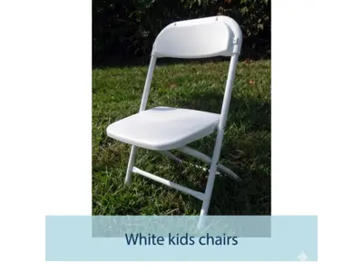 Kids’ Folding Chairs in winter garden
