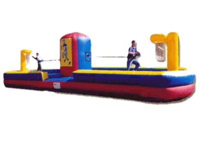 Tug and dunk basket ball