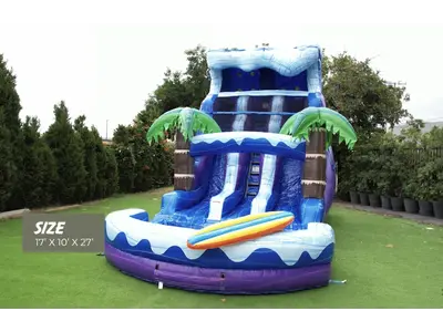 NEW 17ft Surf Beach Dual Lane Slide in NRH