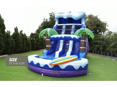 NEW 17ft Surf Beach Dual Lane Slide