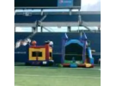 Wacky Castle With Slide #409 in meadow wood