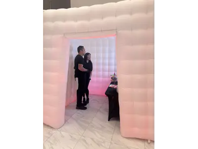 White Inflatable Photo Booth in Granbury