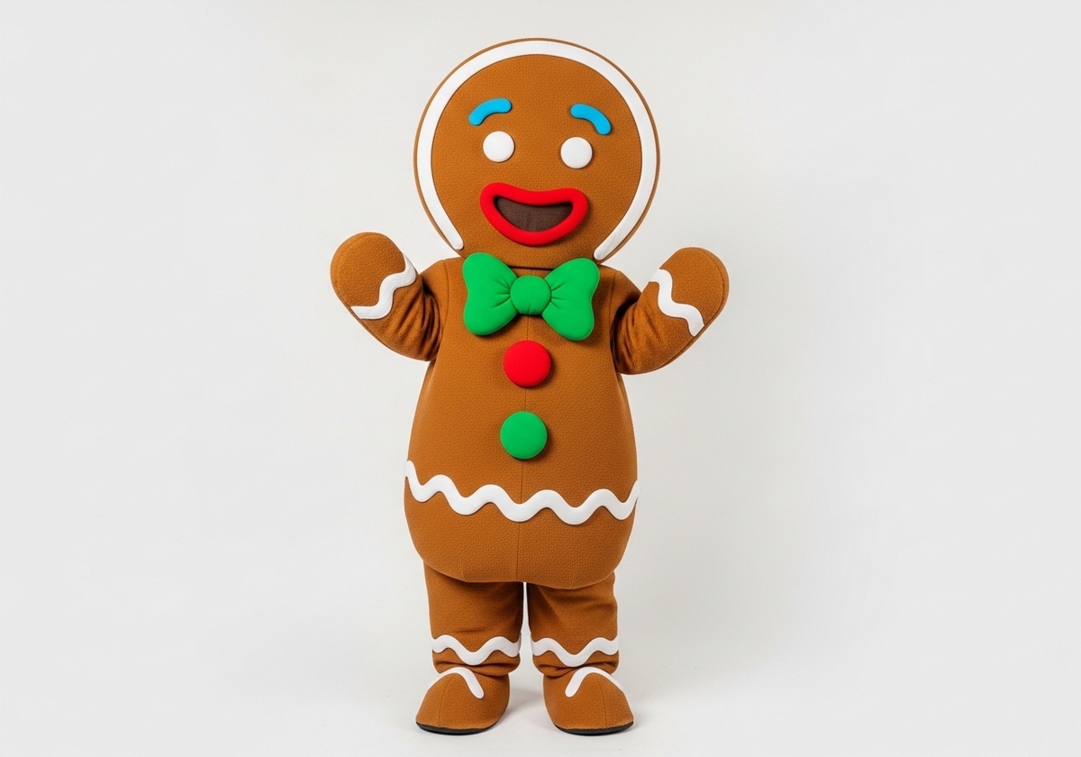 Gingerbread Man Mascot