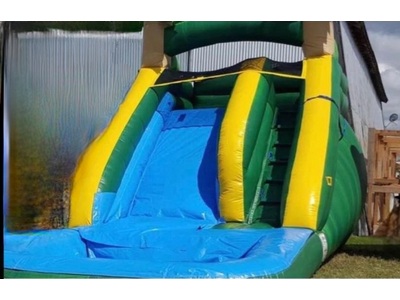 14' Green Marble Wet/Dry Slide