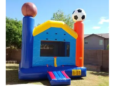 15x15 sports theme bounce house in Phoenix