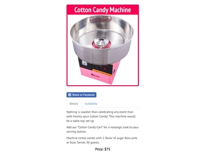Cotton Candy Machine
