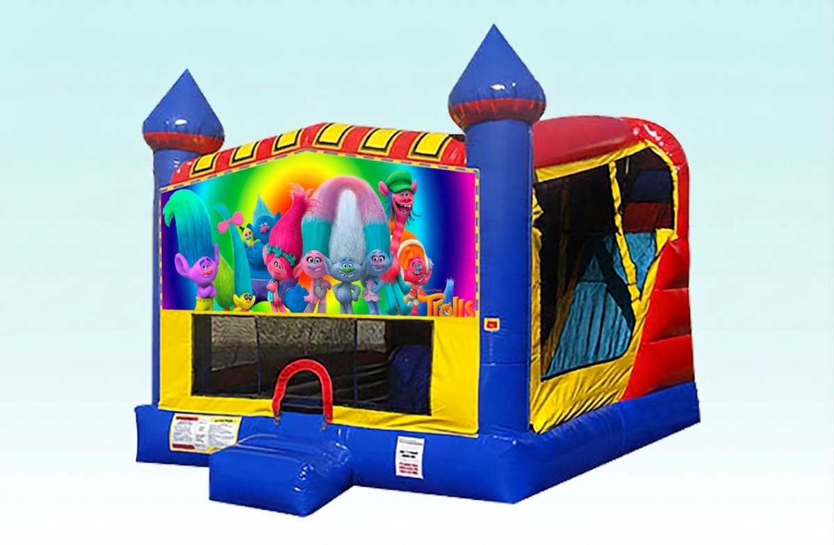 Trolls 4 in 1 Combo Bounce and Slide in Tuckahoe