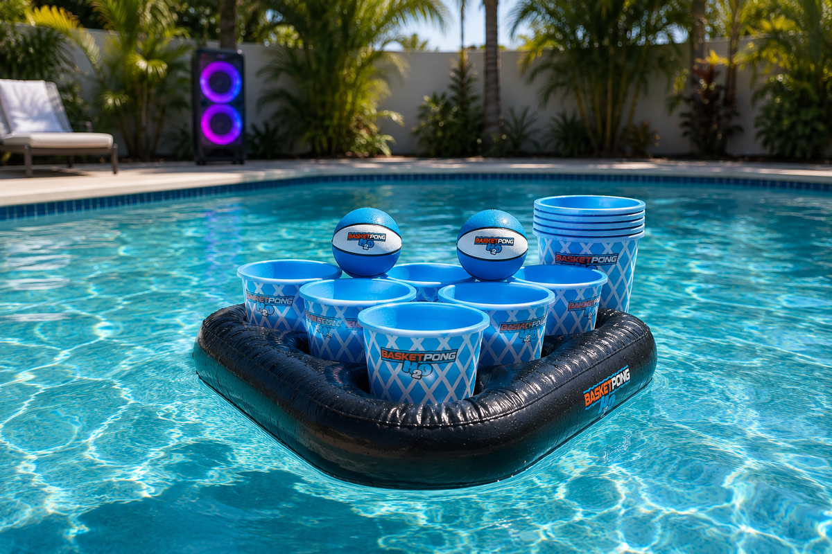 BasketPong Pool Game in Gulf Stream