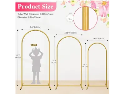 Set of 3 Backdrop frame (4ft, 5ft, 6ft) in Camp Hill