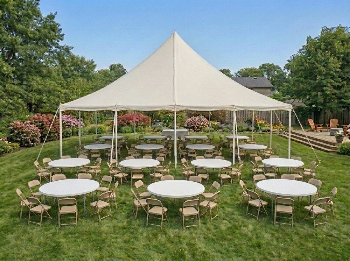 Tent Package 18 - 40x40 Classic Pole Tent in Alexandria
