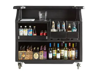 4.5ft Wet Bar Black in Royal Oak