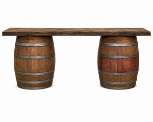 Barrel Table - Wood -  6 ft