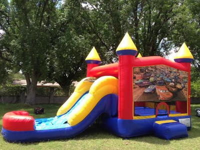 4 in 1 Cars Modular Castle Combo