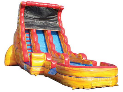 2 Lane Volcano Waterslide