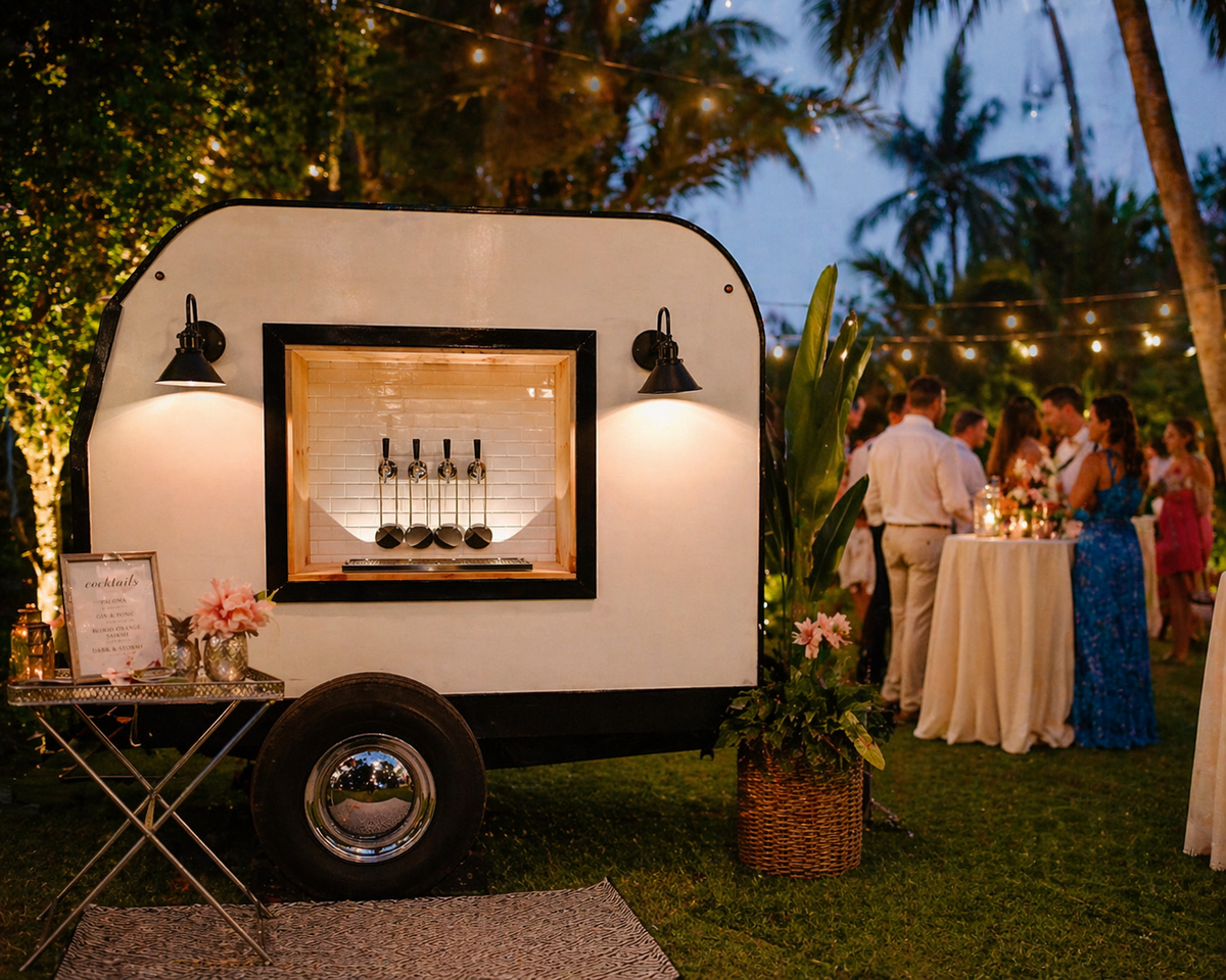 "The Tap House" Glamping 4 Tap Mobile Bar Experience in Vero Bach