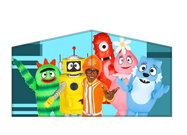Yo Gabba Gabba banner in San Antonio