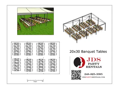 20x30 High Peak Tent in Lathrup Village