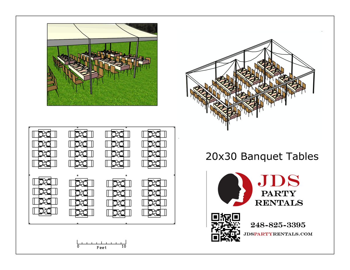 20x30 High Peak Tent in Lathrup Village