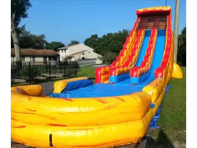 27'  Double Lane Waterslide with pool in college park