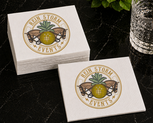 Personalized Cocktail Napkins (Per Set)
