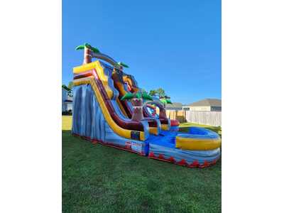Tropical Fun Water Slide