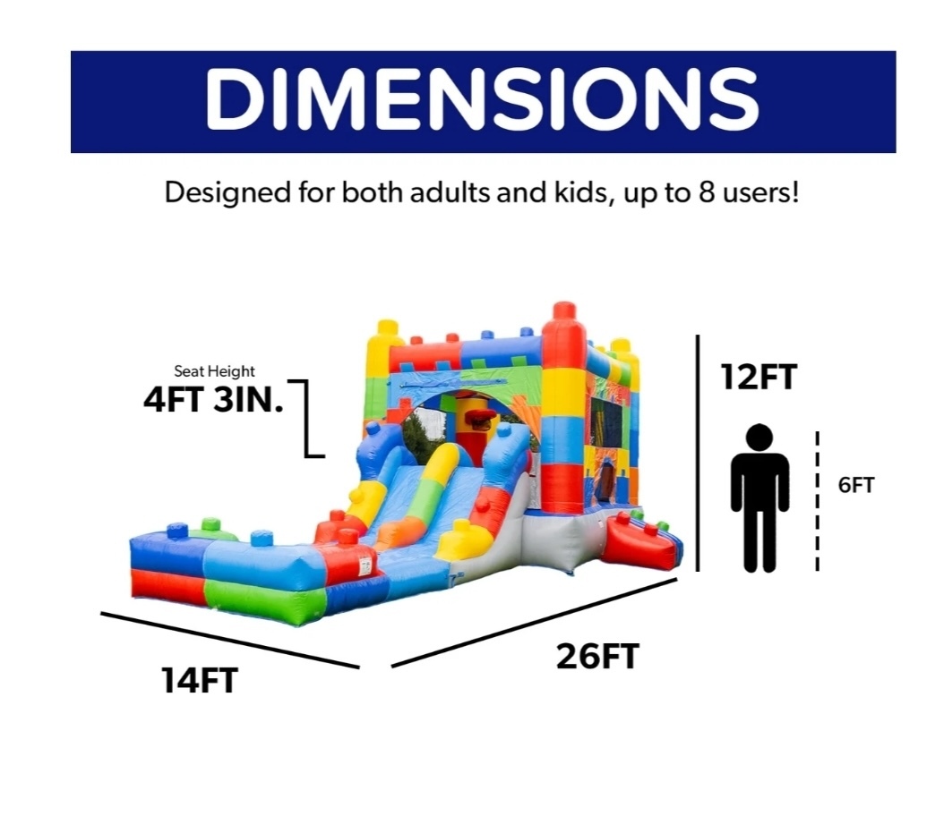 Lego Combo Dual Slide and Bouncer