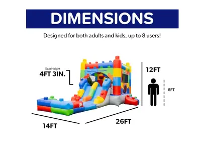Lego Combo Dual Slide and Bouncer