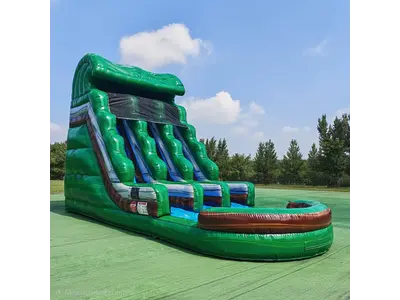 Jungle Fun Double Lane Water Slide 20ft H by 30ft L in Ocean Isle Beach