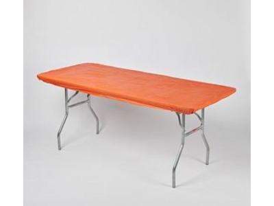 Orange Elastic Table Cover