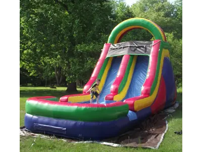 15' Double Lane Slide   (Wet or DRY) in Casco