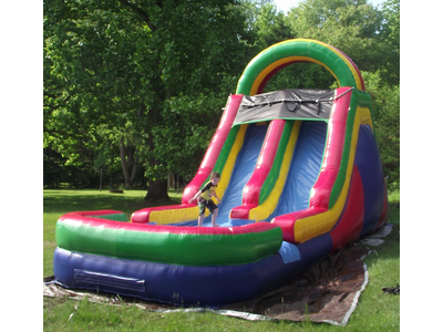 15' Double Lane Slide   (Wet or DRY)
