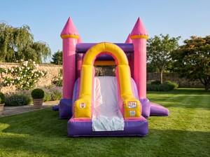 Princess Castle Dry Slide Bounce House