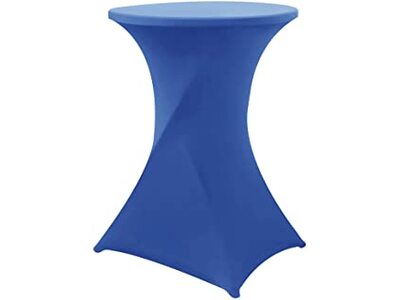 32' Bar Height Royal Blue Spandex 