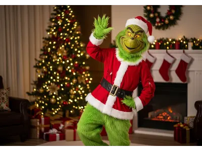 Grinch Mascot