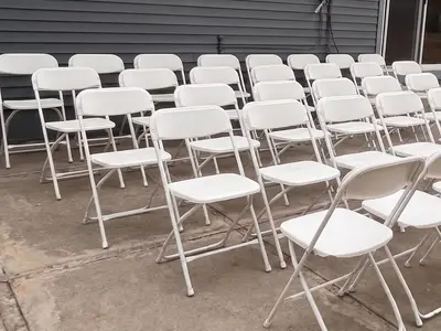 White Foldable Chairs