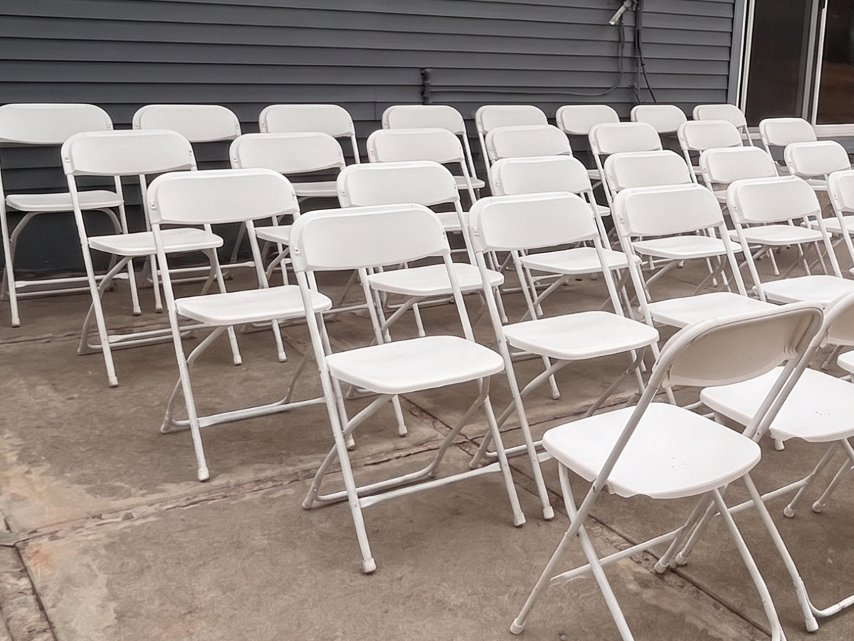 White Foldable Chairs
