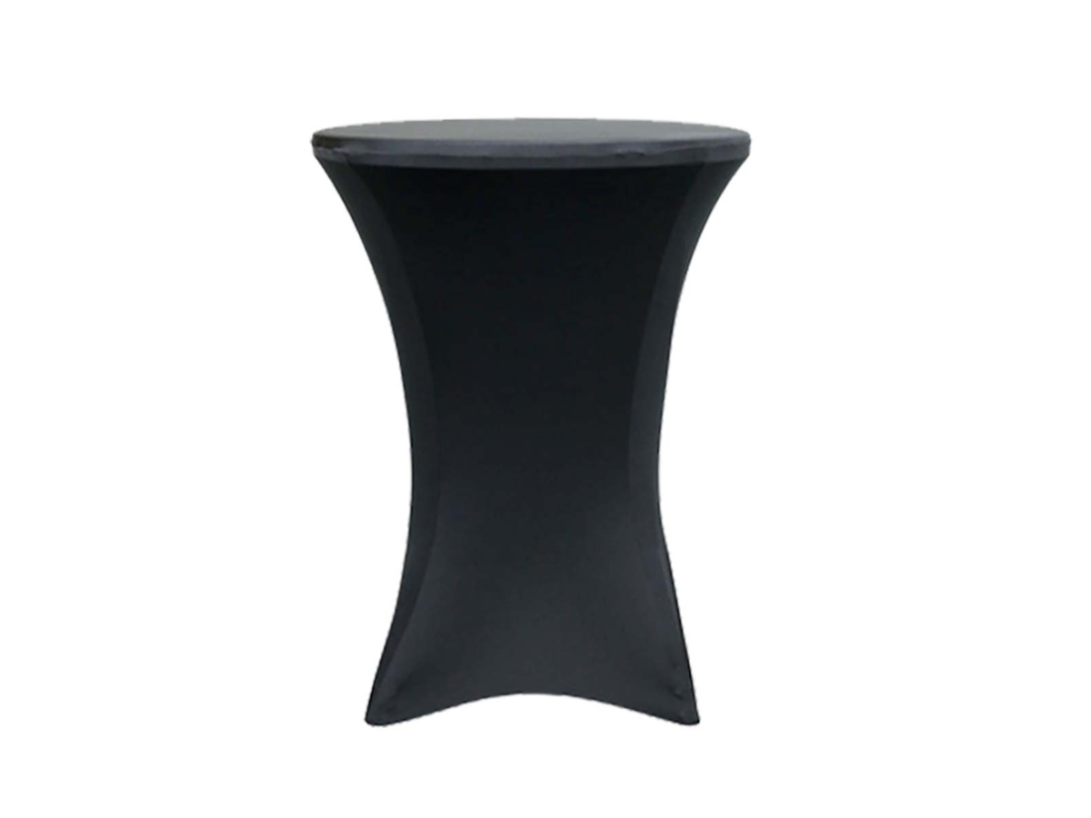 Cocktail Table Tablecloth - Black in Alexandria