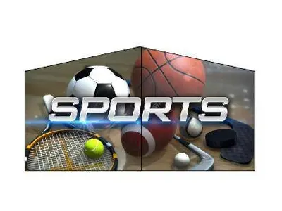 Sports banner in San Antonio