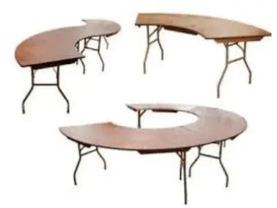 6FT SERPENTINE TABLE