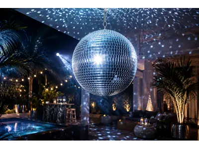 Disco Ball - Silver - 8" in Loxachatchee