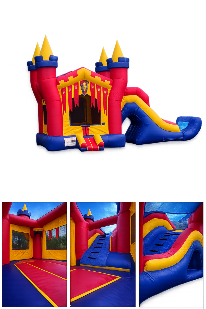Royal Castle Combo Bounce House with Slide in Daphne