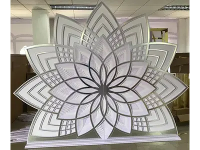 SILVER LOTUS BACKDROP