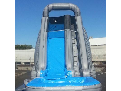 27ft Gray Marble Water Slide