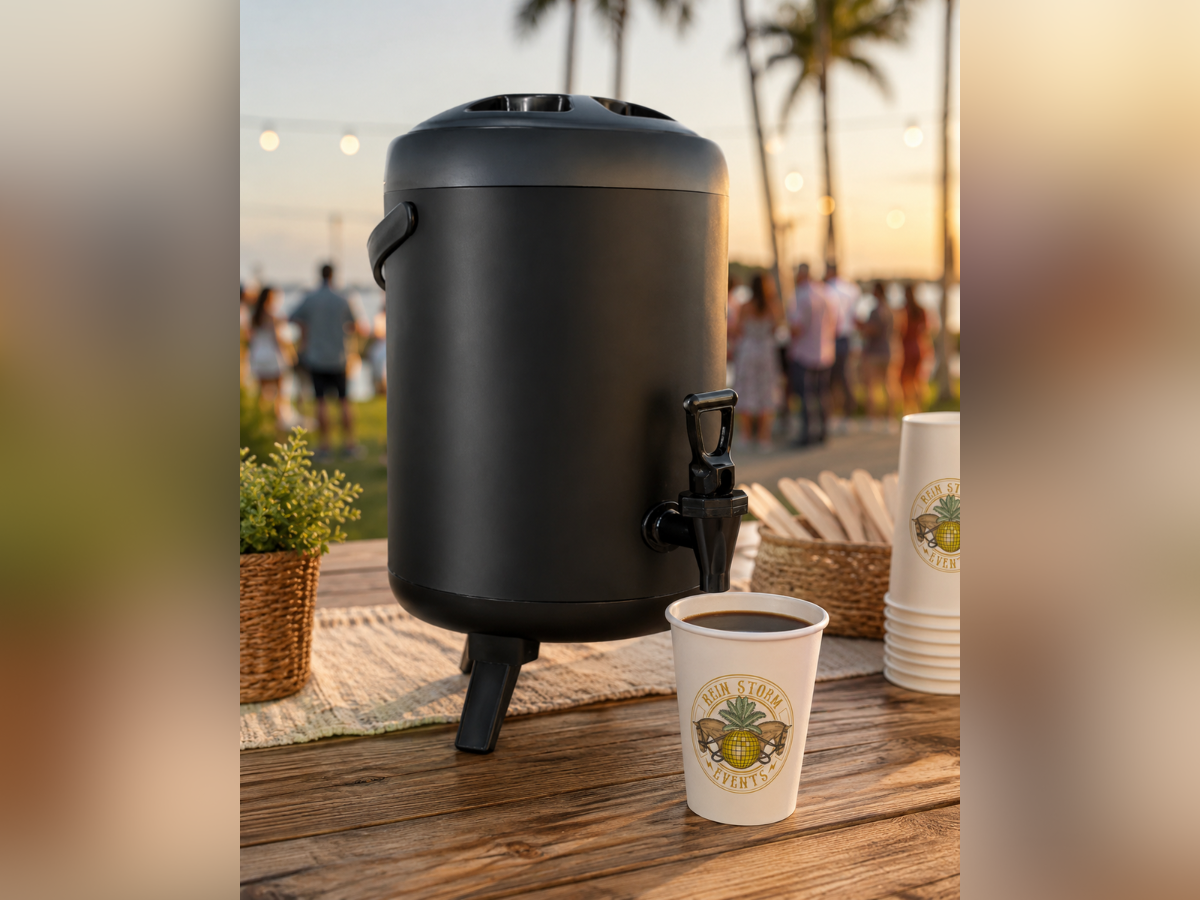 Thermal Hot & Cold Beverage Dispenser - Black - 10L in Admirals Cove